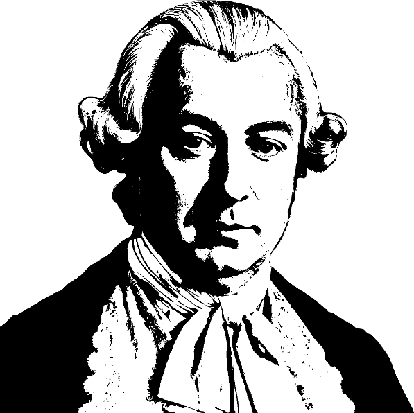 silhouette of Francois Philidor representing the philidor defence chess opening