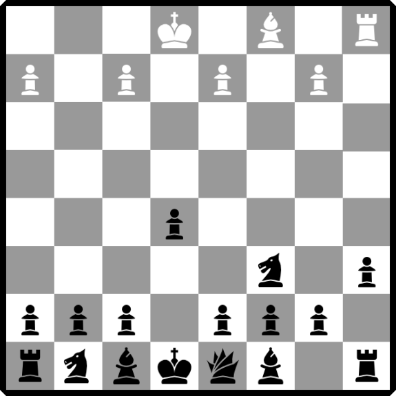 the Morphy defence chessboard position of the Ruy Lopez opening